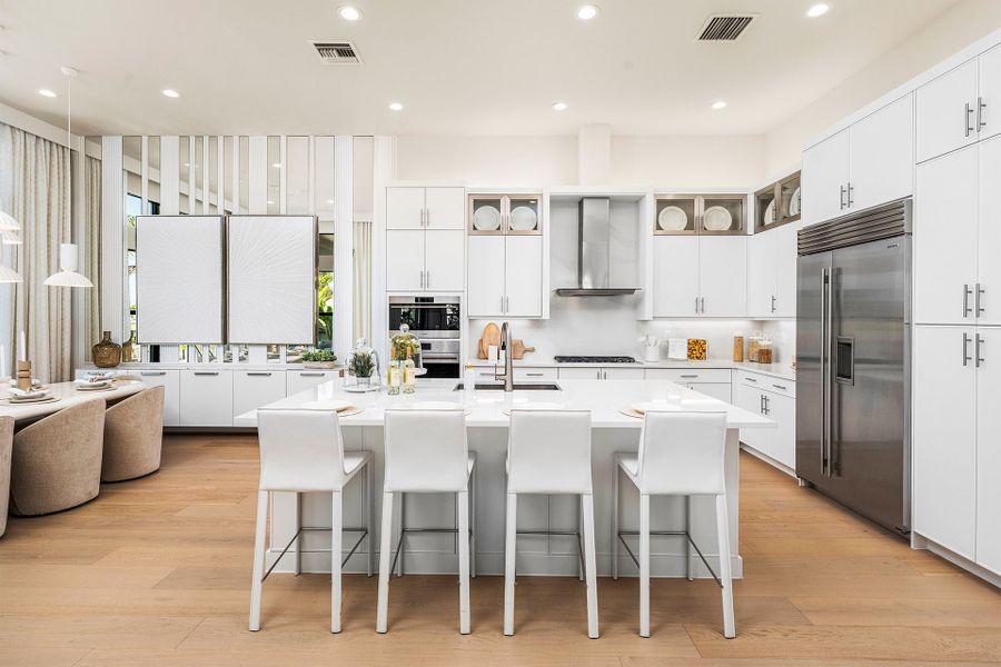 Representative furnished interior of a home built from the Aruba Grande by GL Homes in Valencia Del Mar (55+), Boynton Beach (Image 6).