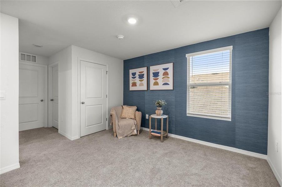 Furnished interior view inside a new home in Ocala Crossings South, Ocala (Image 16). Furnished interior view inside a new home in Ocala Crossings South, Ocala (Image 16).
