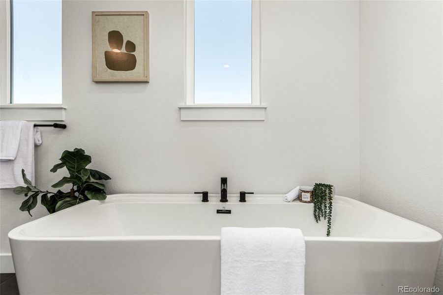 Furnished interior view inside a new home in West Grange, Longmont (Image 5).