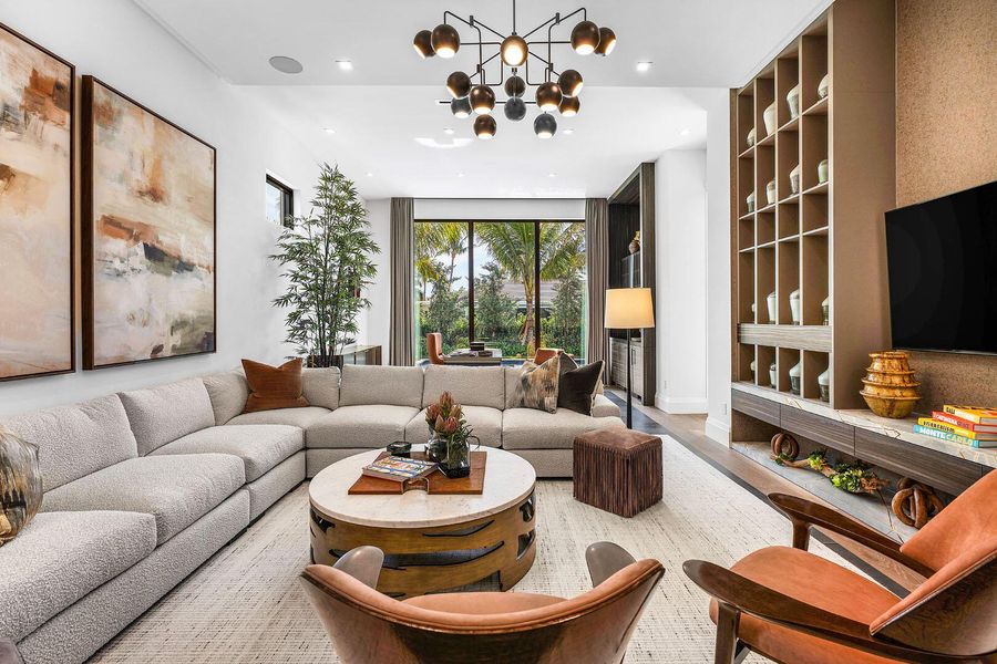 Furnished interior view inside a new home in , Boca Raton (Image 13).