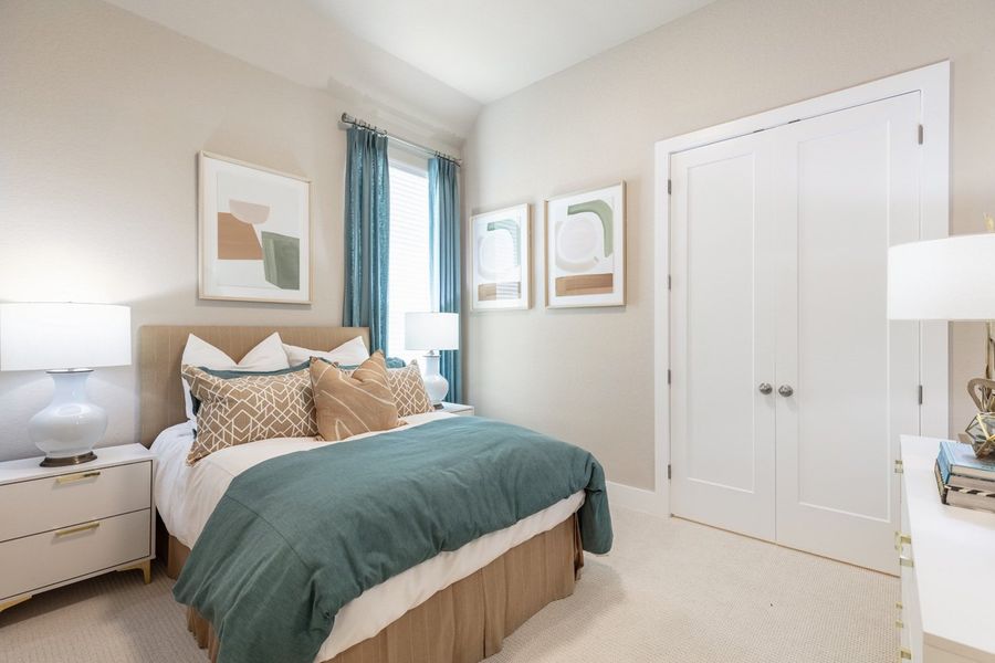 Representative Secondary Bedroom - some options shown Representative Secondary Bedroom - some options shown