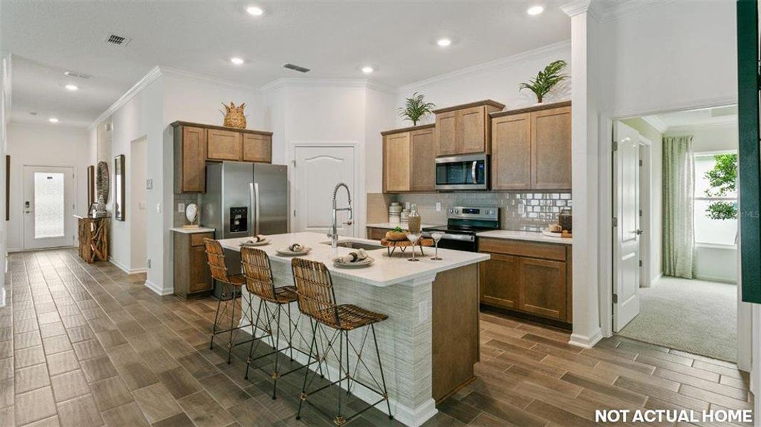 Furnished interior view inside a new home in Sawmill Branch, Palm Coast (Image 26).
