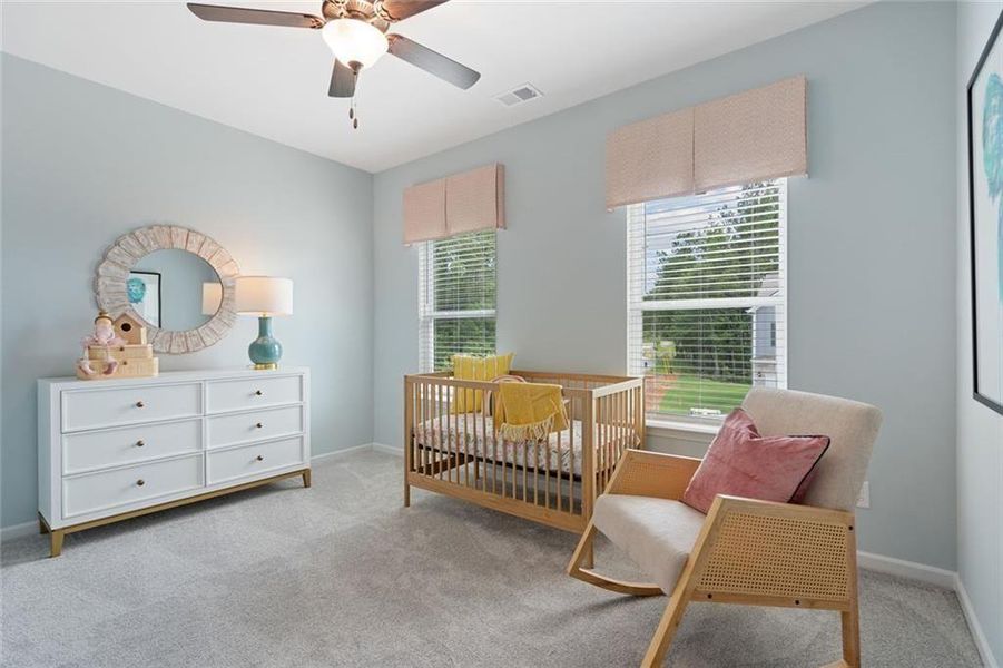 Furnished interior view inside a new home in Allen Manor, Hoschton (Image 15).