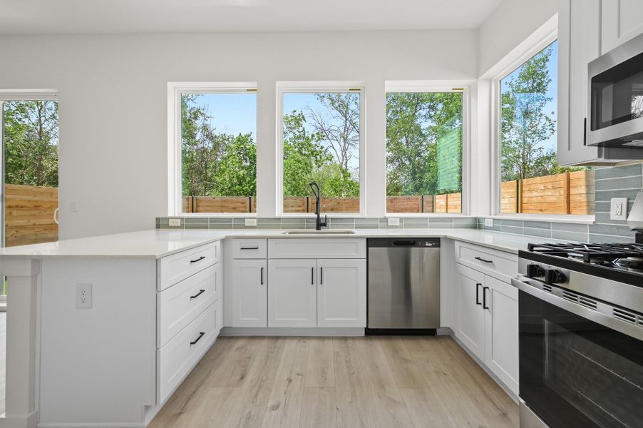 Furnished interior view inside a new home in , Austin (Image 8).