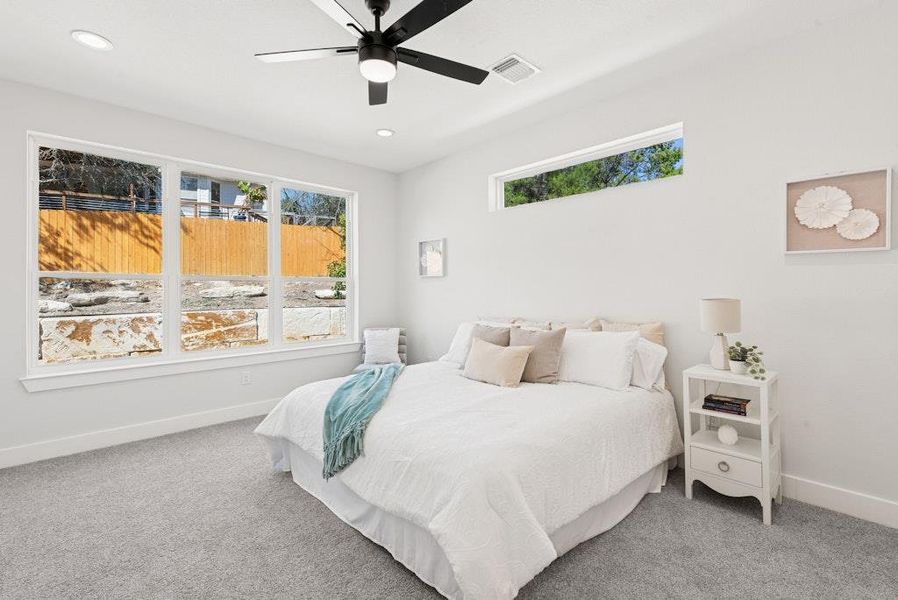 Furnished interior view inside a new home in , Lago Vista (Image 7). Furnished interior view inside a new home in , Lago Vista (Image 7).