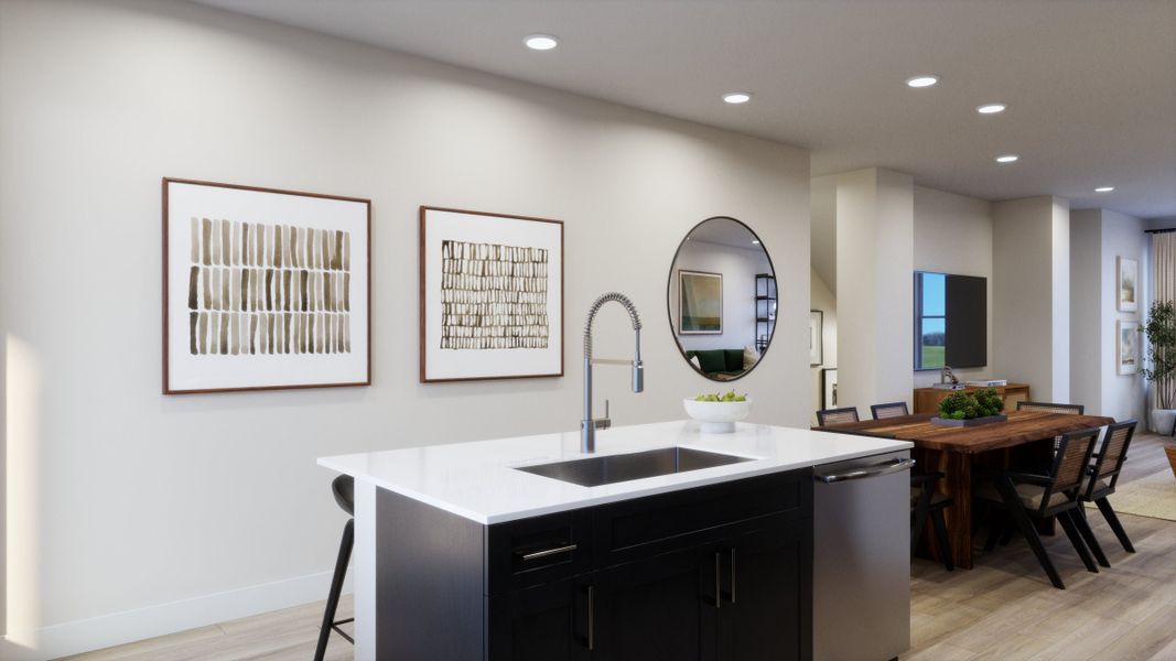 Representative furnished interior of a home built from the 1 by Trumark Homes in Berkeley Villas, Denver (Image 15).