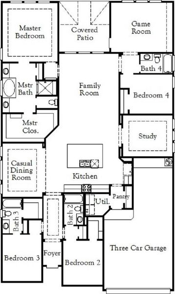 Floorplan Diagram (plan is flipped to left garage)