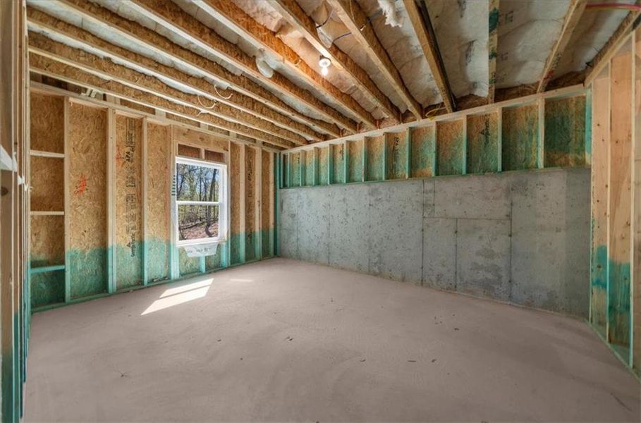 In-progress construction of a new home in , Gainesville, GA (Image 66).