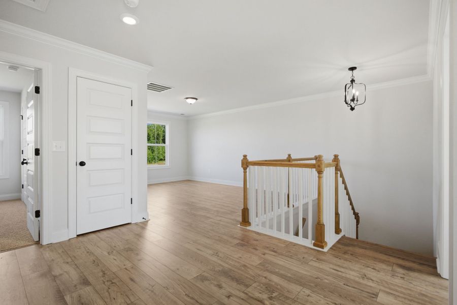 Spacious, unfurnished interior of a new home in Cherokee Knoll, Williamston (Image 25).