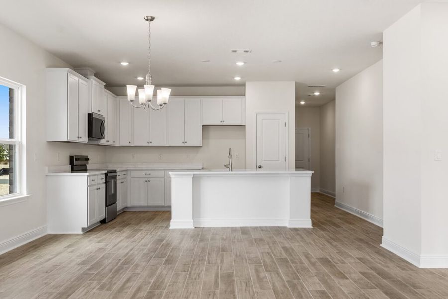 Furnished interior view inside a new home in Natureview, Freeport (Image 14). Furnished interior view inside a new home in Natureview, Freeport (Image 14).