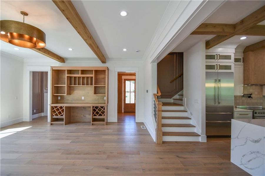 Furnished interior view inside a new home in , Hoschton (Image 14).