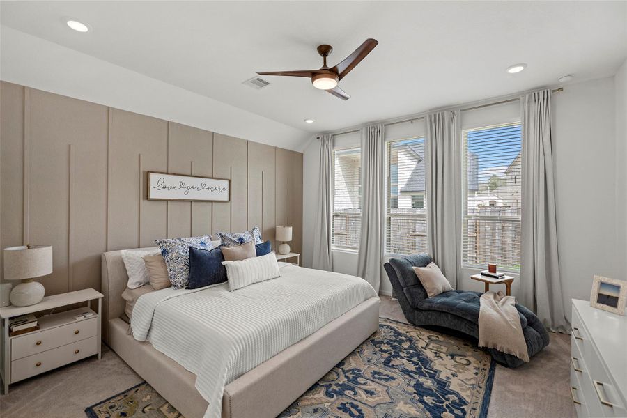 Furnished interior view inside a new home in The Trails, New Caney (Image 16). Furnished interior view inside a new home in The Trails, New Caney (Image 16).