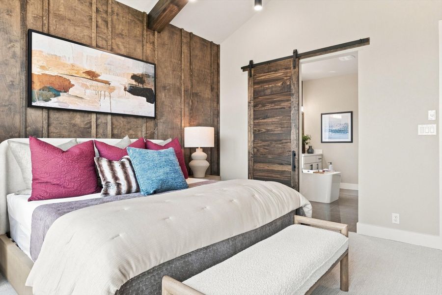 Representative furnished interior of a home built from the Jonestown by Scott Felder Homes in Esperanza, Boerne (Image 14).