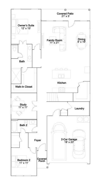 2D floor plan layout of this home in Sunterra Lakes, Brookshire, TX (Image 2). 2D floor plan layout of this home in Sunterra Lakes, Brookshire, TX (Image 2).