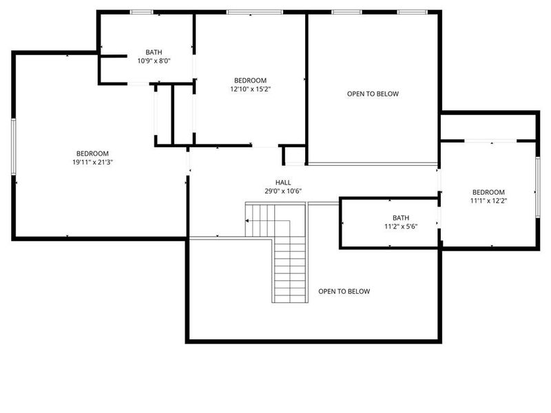 2D floor plan layout of this home in , Gainesville, GA (Image 7).