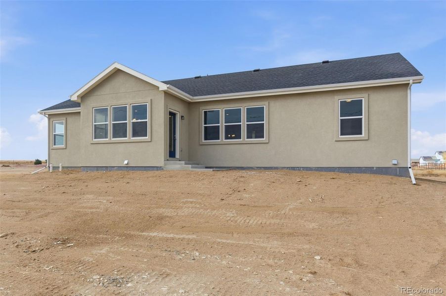 Exterior details and patio area of a home in , Calhan (Image 18).