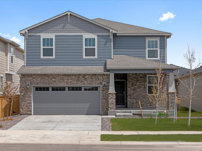 The Silversage floorplan image taken at a Meritage Homes community in Brighton, CO The Silversage floorplan image taken at a Meritage Homes community in Brighton, CO