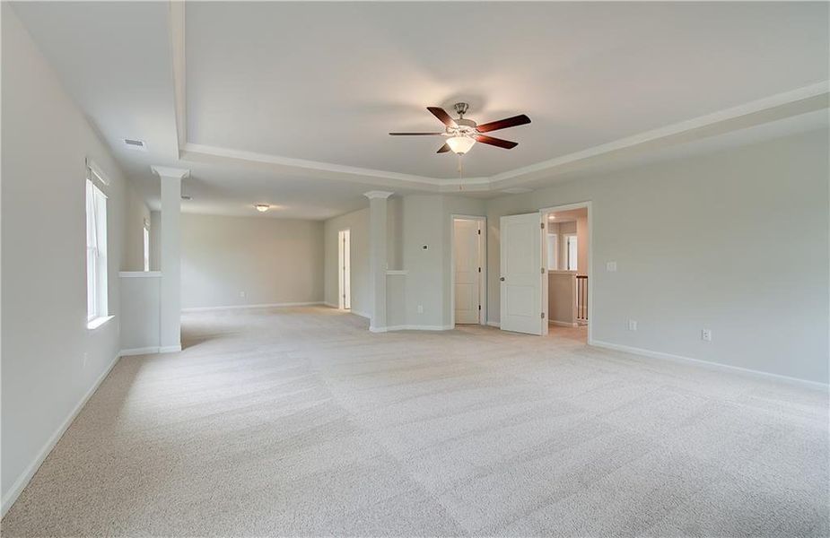Spacious, unfurnished interior of a new home in Cooper Park, McDonough (Image 22).