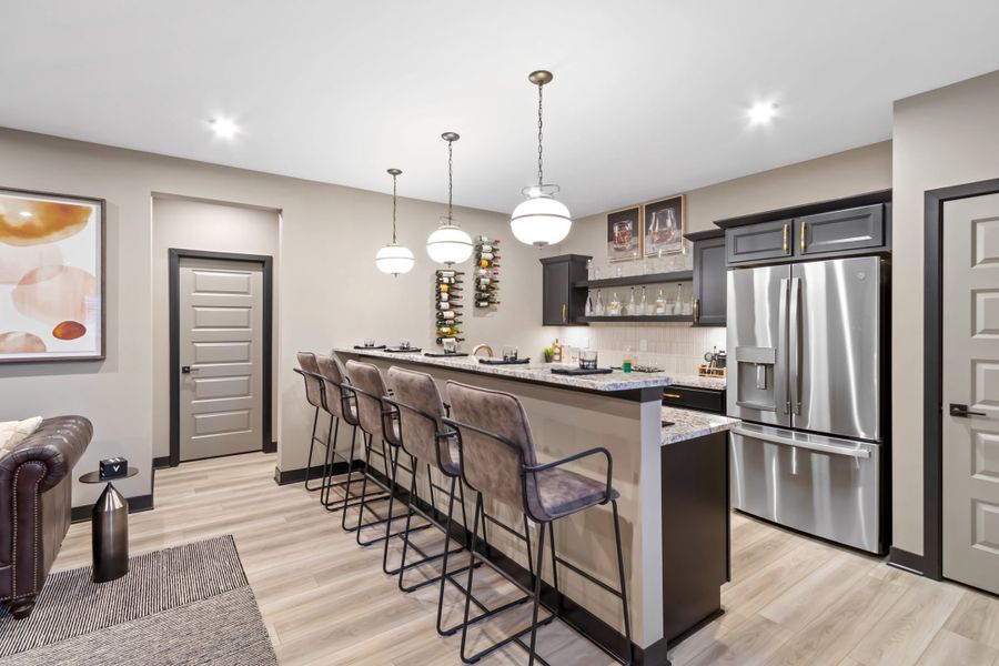 Representative furnished interior of a home built from the Huxley by Fischer Homes in Leeland Farms, Fuquay Varina (Image 30).