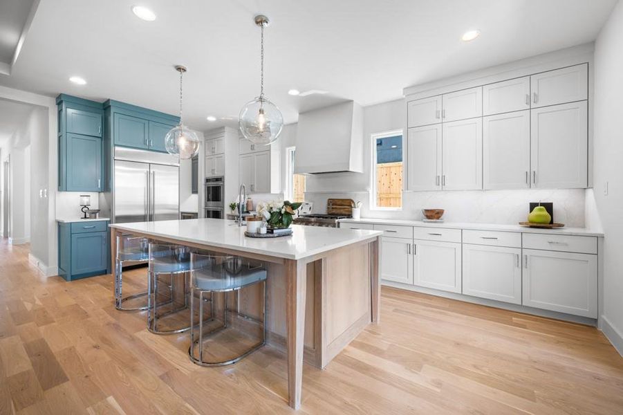 Furnished interior view inside a new home in , Dallas (Image 32).