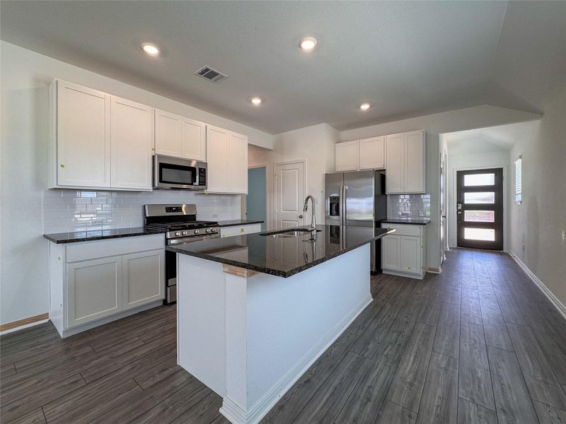 Furnished interior view inside a new home in Sunfield, Buda (Image 4).