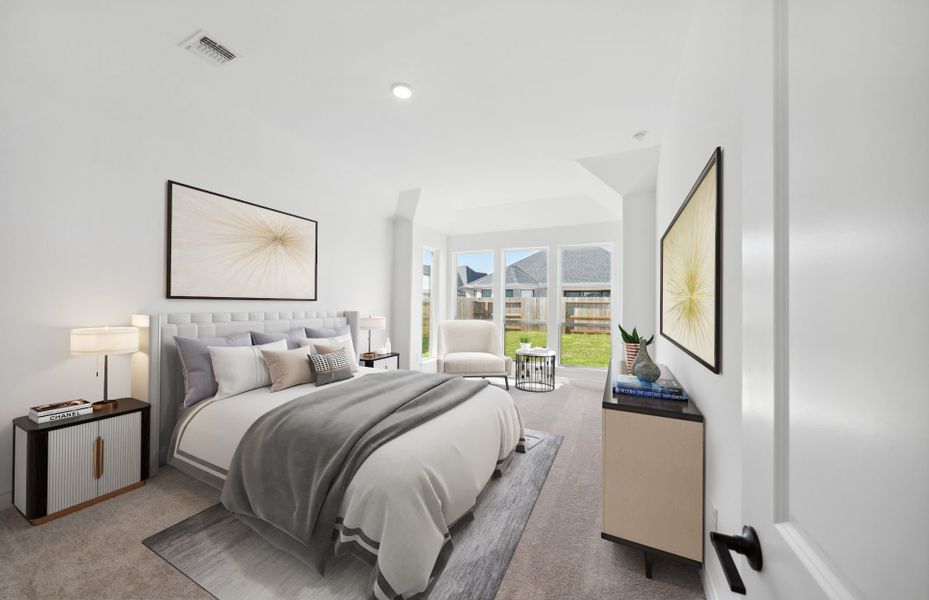 Virtually Staged Owner's Suite