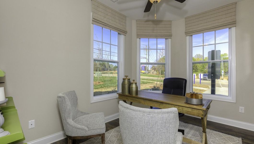Representative furnished interior of a home built from the Carson by D.R. Horton in Townes at Tap Root Farms, Fletcher (Image 16).
