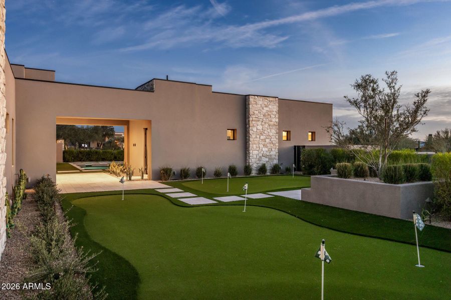 Putting Green Twlight