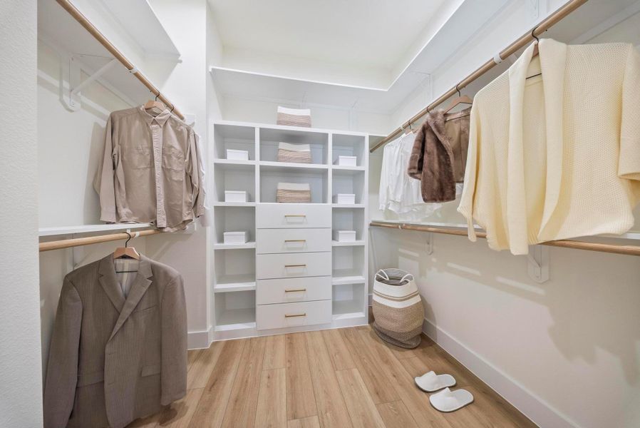 Furnished interior view inside a new home in , Houston (Image 15).