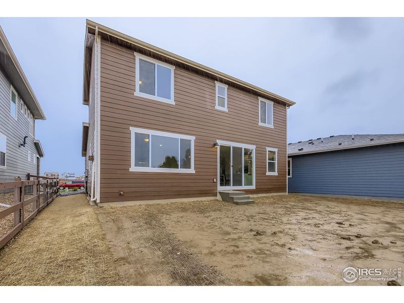 Exterior details and patio area of a home in Farmstead, Berthoud (Image 4). Exterior details and patio area of a home in Farmstead, Berthoud (Image 4).