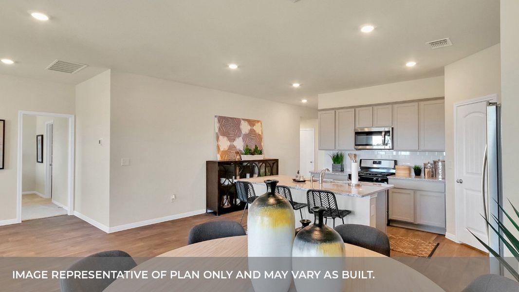 Furnished interior view inside a new home in Bar W Ranch, Leander (Image 19).