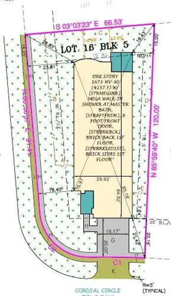 2D floor plan layout of this home in Two Step Farm, Montgomery, TX (Image 4).