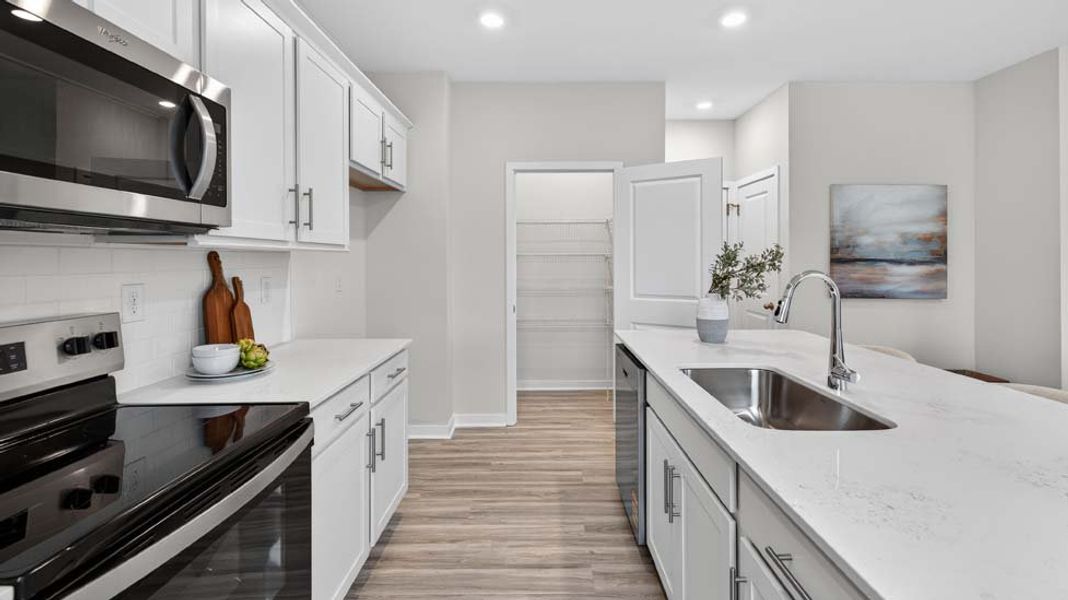 Furnished interior view inside a new home in Rydele Heights, Asheville (Image 7).