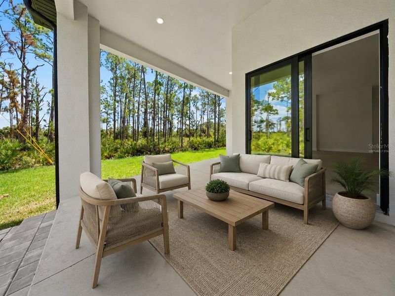 Exterior details and patio area of a home in , Port Charlotte (Image 40). Exterior details and patio area of a home in , Port Charlotte (Image 40).