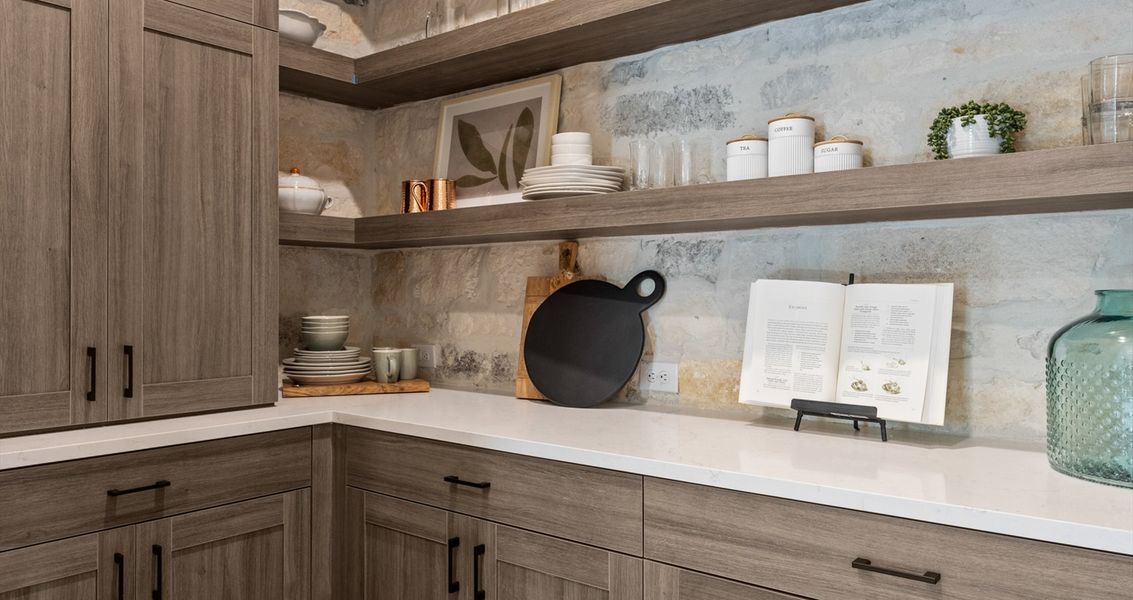 Furnished interior view inside a new home in Gregg Ranch, Marble Falls (Image 13).