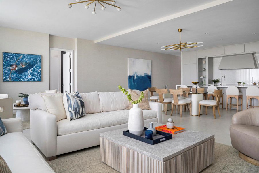 Furnished interior view inside a new home in Alina Residences, Boca Raton (Image 14). Furnished interior view inside a new home in Alina Residences, Boca Raton (Image 14).