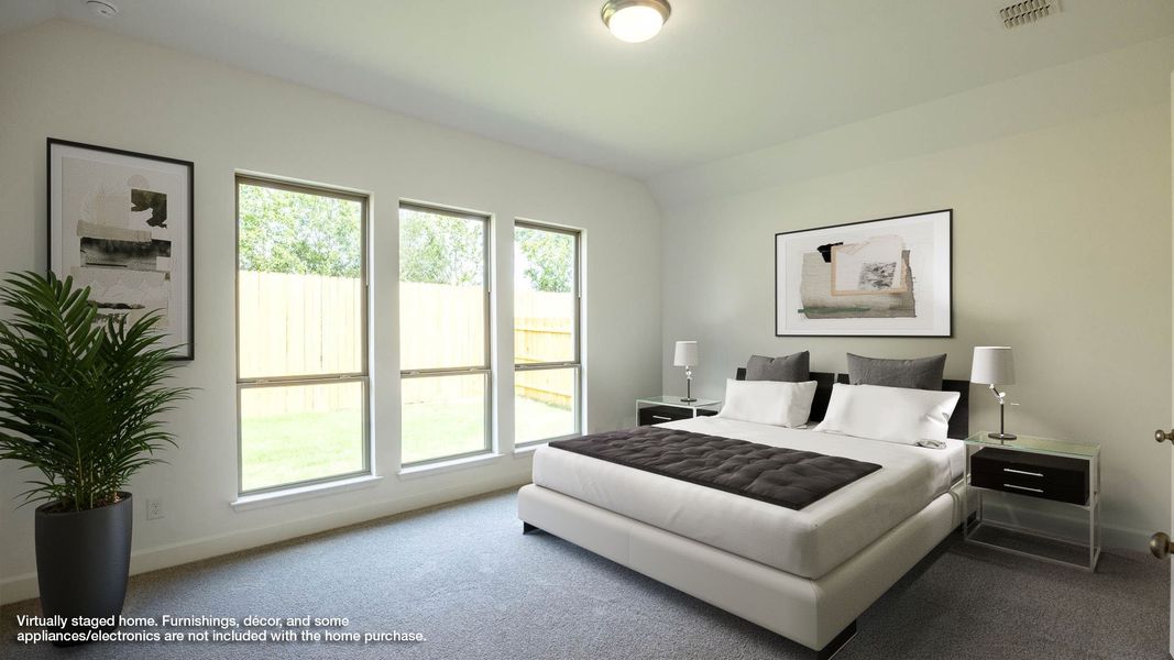 Furnished interior view inside a new home in Woodside 47', Georgetown (Image 6).
