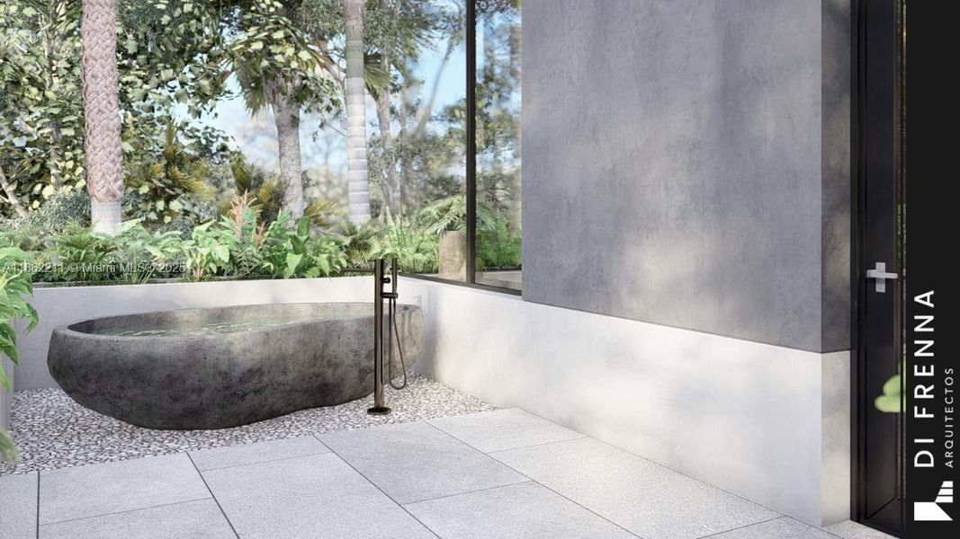 Furnished interior view inside a new home in , Miami (Image 7).