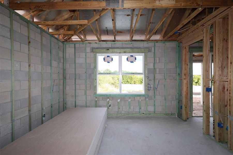 In-progress construction of a new home in Center Lake on the Park, St. Cloud, FL (Image 5).