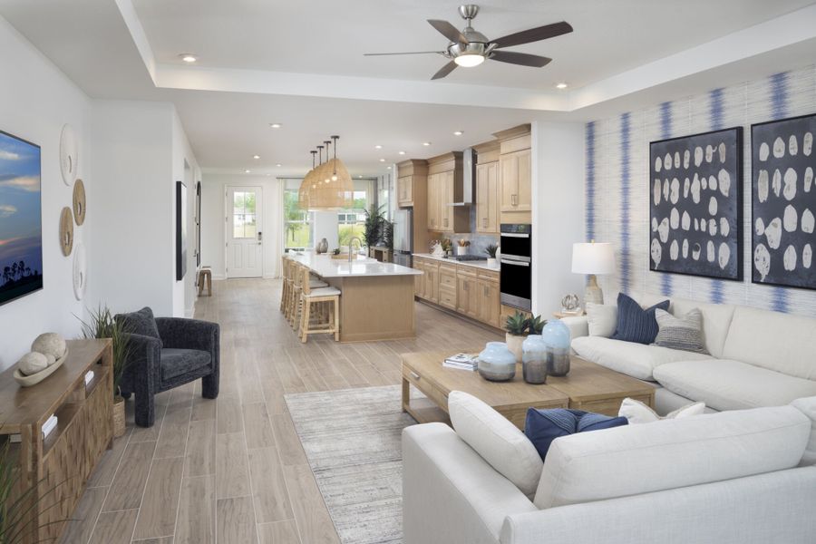 Representative furnished interior of a home built from the Cayman by Mattamy Homes in RiverTown - WaterSong, St. Johns (Image 7). Representative furnished interior of a home built from the Cayman by Mattamy Homes in RiverTown - WaterSong, St. Johns (Image 7).