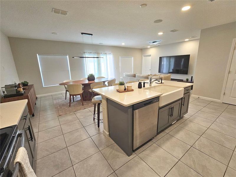 Furnished interior view inside a new home in Eden at Crossprairie, St. Cloud (Image 10).