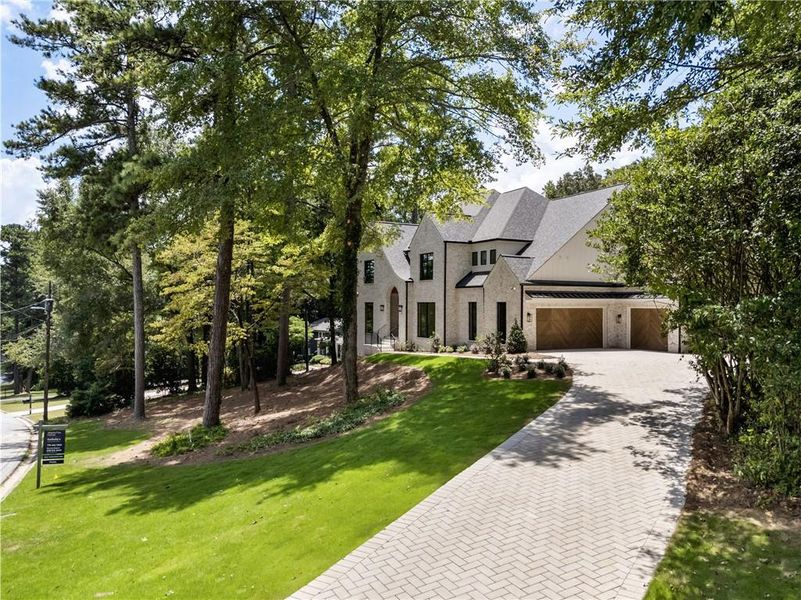 Front exterior of a new home in , Atlanta, GA, highlighting curb appeal (Image 35). Front exterior of a new home in , Atlanta, GA, highlighting curb appeal (Image 35).