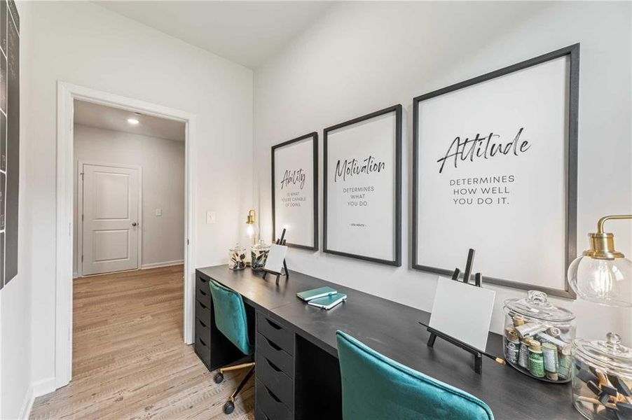 Furnished interior view inside a new home in Oakhurst Manor, McDonough (Image 5). Furnished interior view inside a new home in Oakhurst Manor, McDonough (Image 5).