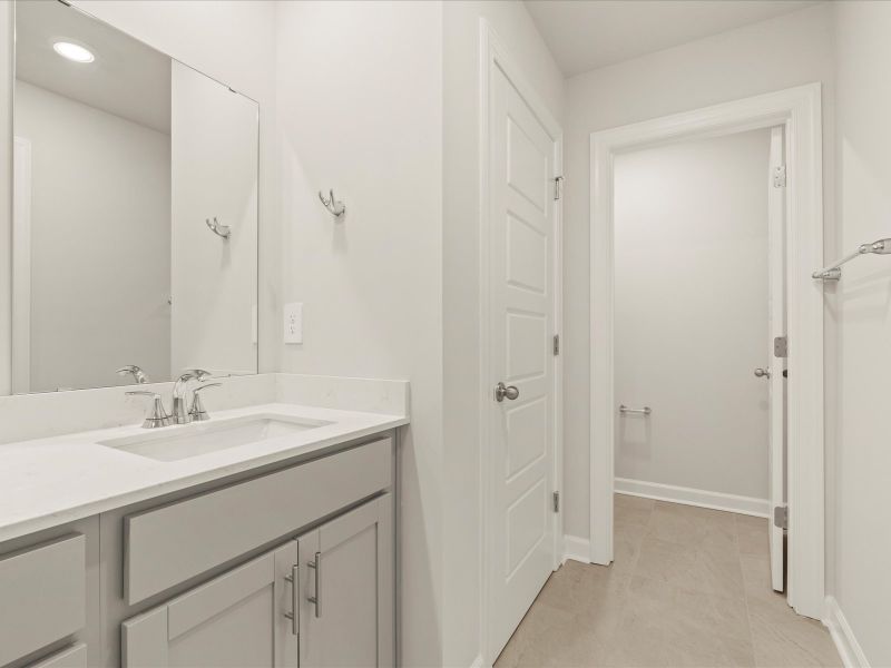 Furnished interior view inside a new home in Avalon Townes, Lyman (Image 7).