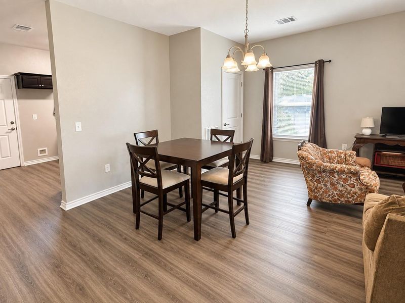 Furnished interior view inside a new home in , Houston (Image 8).
