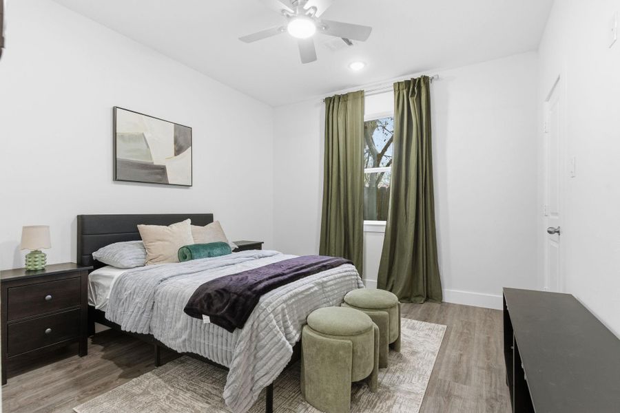 Furnished interior view inside a new home in , Houston (Image 12).