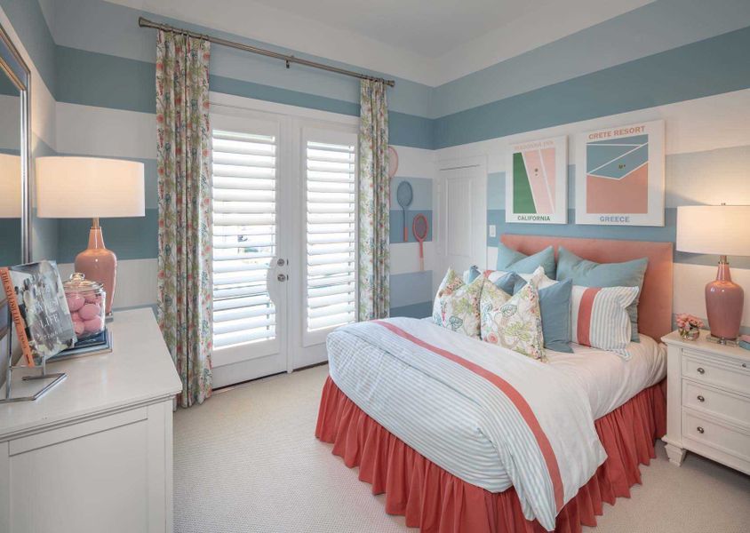 Representative Secondary Bedroom - some options shown