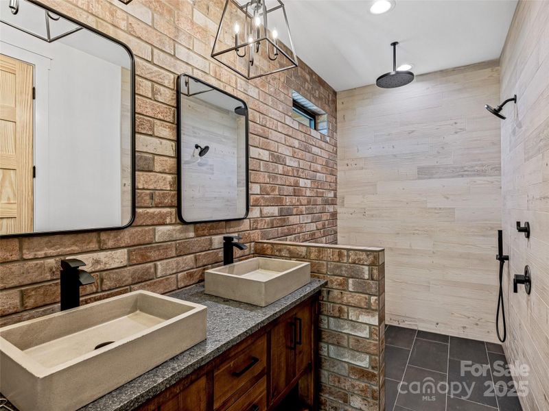 Furnished interior view inside a new home in , Brevard (Image 16).