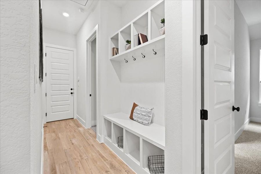 Furnished interior view inside a new home in 6 Creeks, Kyle (Image 13).