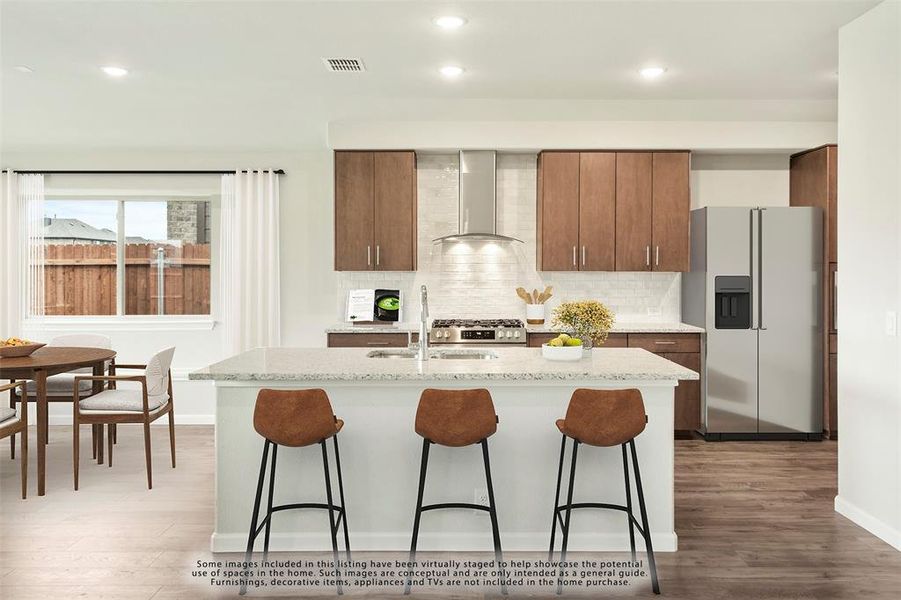 Furnished interior view inside a new home in Hulen Trails, Fort Worth (Image 8).